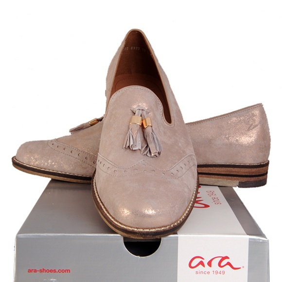 Ara | Shoes | Ara Rosegold Kent Loafer | Poshmark